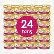 Fancy Feast Delights With Cheddar Grilled Chicken \u0026 Cheddar Cheese Feast in Gravy Wet Cat Food, 3 OZ (Pack of 24)